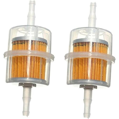 2 Packs 6mm 8mm Pipe Hose Car Auto Motorcycle Inline Petrol Fuel Filter