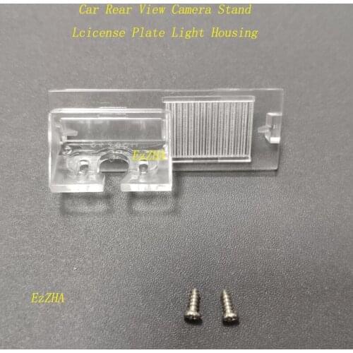 EzZHA Car Rear View Backup Camera Bracket License Plate Light Housing For Peugeot 207 208 301 307 307CC 308 3008 407 408 508
