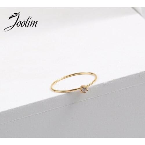 Joolim High End 18K Gold PVD Mini Six Claw Rings for Women Stainless Steel Jewelry Wholesale