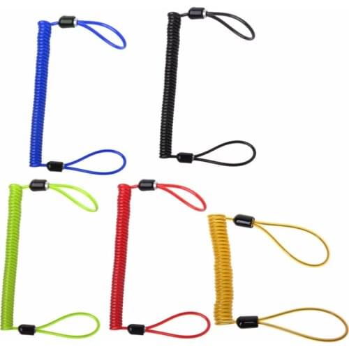 1PC 135cm Alarm Disc Lock Security Spring Reminder Cable Motorcycle Bike Scooter