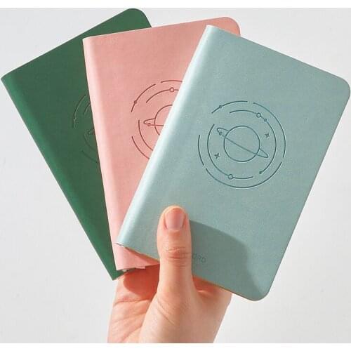 Soft PU Leather 90 Sheets Portable A6 Vocabulary Word Book Foreign Language Memory Study Notebook School Stationery