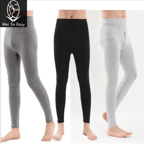 New arrival men winter wholesale manufacturers super large Pure cotton Long Johns Soft Comfort pants plus size XXL-7XL QK8D001