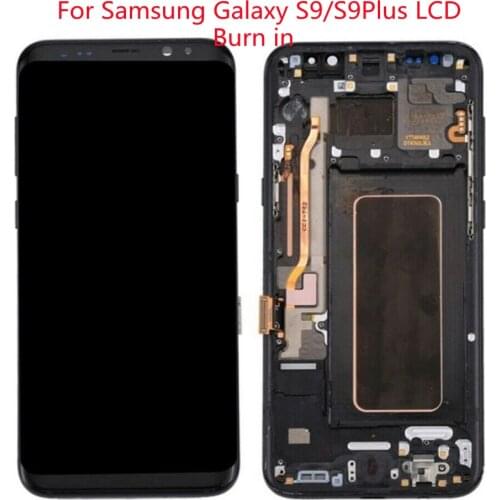 Original For Samsung Galaxy S9LCD With Frame G960 G960F G960U Touch Screen Touch Screen Assembly S9 PLUS G965 G965F Severe burns