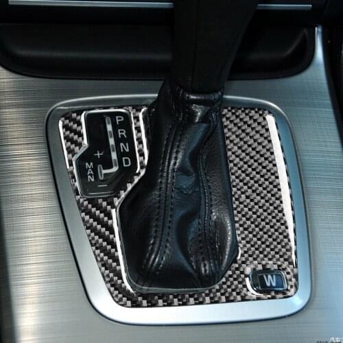 Fit For Volvo XC90 XC Classic 2003-2014 Carbon Fiber Interior Car Gear Shift Panel Cover Trim Center Console Frame Sticker