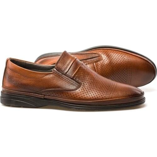 Maximoda Leather Men Casual Hollow Summer Shoes