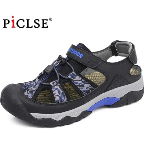 Summer Men Beach Sandals Big Size 48 Fashion Men Sandals Outdoor Walking Beach Shoes Breathable Casual Men Shoes zapatos hombre