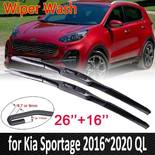 Car Wiper Blade for Kia Sportage 2016 2017 2018 2019 2020 QL Front Windshield Windscreen Wipers Brushes Car Accessories Goods