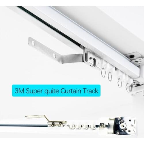 3m High quality Electric Curtain track for xiaomi aqara motor,Super quite Curtain track for curtain motor for Smart Home