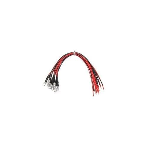 100PCS Pre wired 3mm Bright GREEN LEDs Bulb 20cm Prewired 12V LED Bulb Lamp