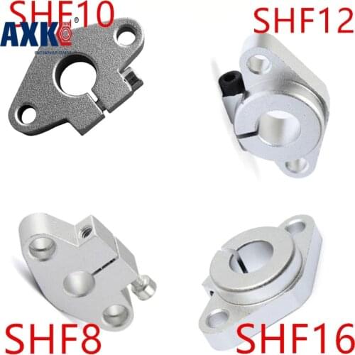 Axk Shf8 Shf10 Shf12 Shf16 Bearing Shaft Support For 8mm 10mm 12mm 16mm Rod Round Shaft Support Diy Xyz Table Cnc 3d Printer