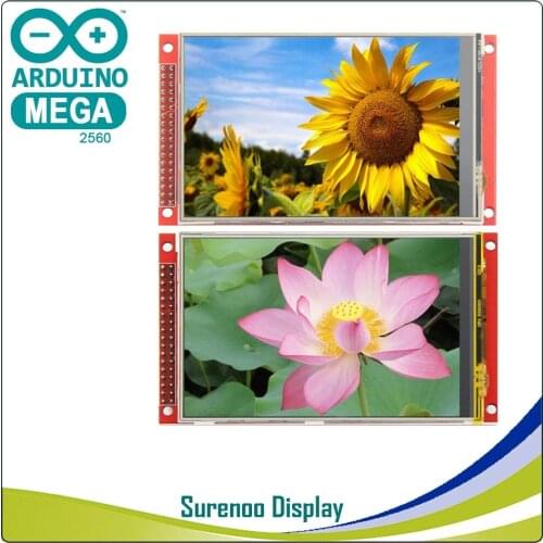 3.95"/4.0" inch 320*480 ILI9488 / ST7796S TFT Color LCD Display Module Screen with Touch Panel For Arduino UNO Mega2560 8/16 Bit