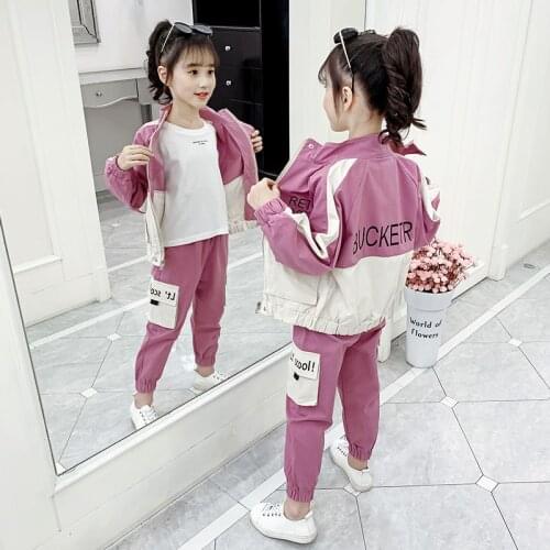 Kids Costume Teen Girls Clothing Set 2020 Spring ArmyGree Blouse Pants Suit School Girls Tracksuit Kids Clothes Set 10 12 Years