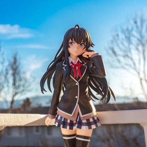 220mm Anime My Teen Romantic Comedy SNAFU Yukinoshita Yukino Original Figurine Action Figure Cartoon Model Toys Doll Collection