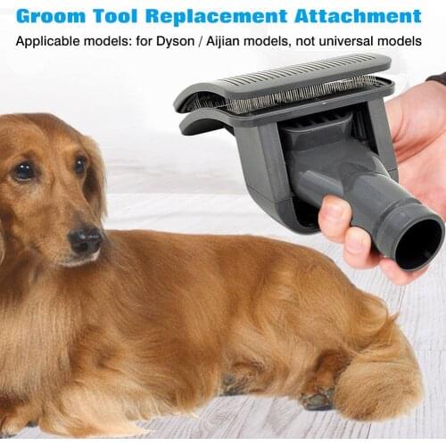 Pet Bed Brush Groom Tool Hair Shedding Trimmer Comb Replacement Attachment For Dog Vacuum Attachment Cleaner Safety Supplies