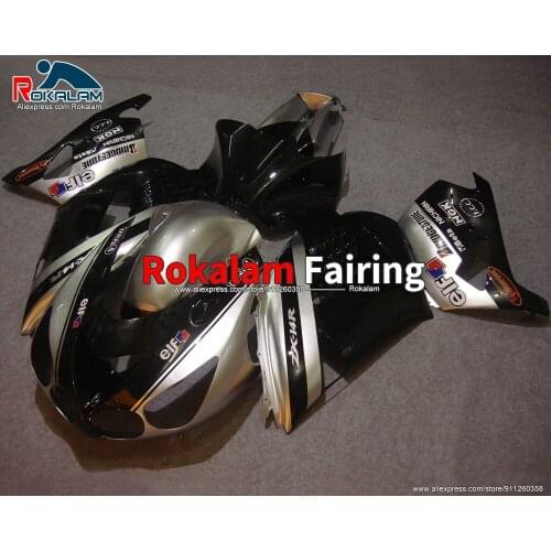 Motorcycle Body Kit For Kawasaki Ninja ZX14R 2006 2011 ZX-14R 06 08 07 09 11 Silver Black Motorbike Fairing (Injection Molding)