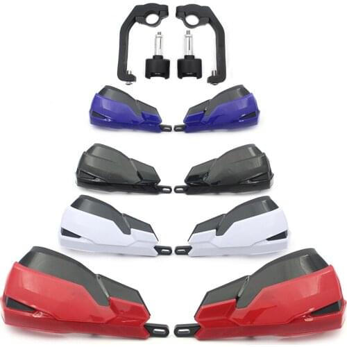 Wind Deflector Protectors Handguard For Honda CRF 1000 L Africa Twin 2014 - 2019 Robust Plastic+ Aluminum Stem