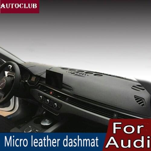 For Audi A1 A3 A4 A5 A6 A7 A8L Q3 Q5 Q7 TTS RS5 RS4 RS3 RSQ3Leather Dashmat Dashboard Cover Prevent Sunlight Pad Dash Mat