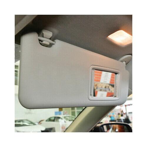 Right Passenger Side Gray Sun Visor With Light For Toyota RAV4 2006 - 2011