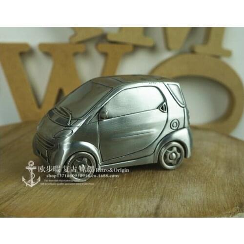 Creative car shape metal piggy bank kumbara cash box coin bank for kids money safe money saving box CXG081