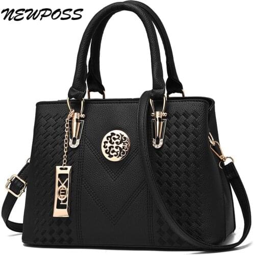 Newposs Famous Designer Brand Bags Women Leather Handbags 2020 Luxury Ladies Hand Bags Purse Fashion Shoulder Bags