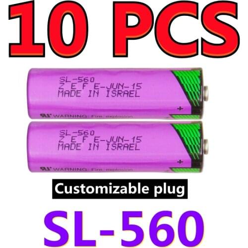 NEW DATE) 10PCS Original NEW Battery For TADIRAN SL-560 AA 3.6V PLC Batteries ( High Temperature Resistance )