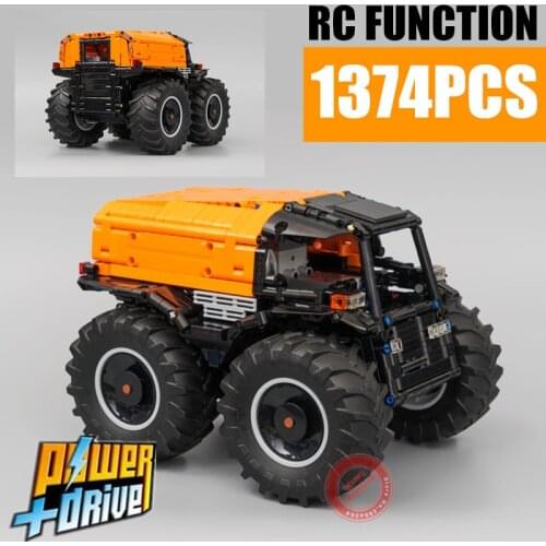 NEW MOC Technic Technic ATV Cars Vehicle RC Motor Power Function MOC-10677 Building Block Bricks Toys Kid birthday Gifts