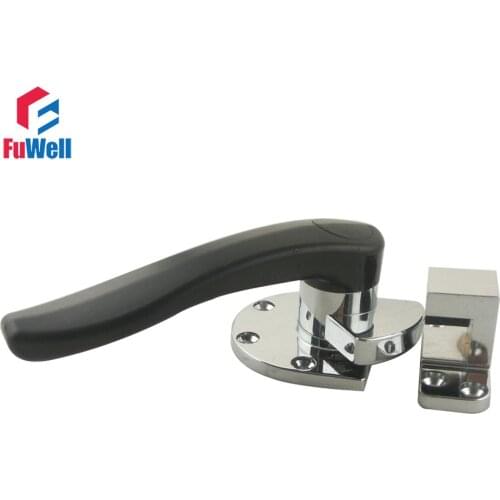 1pc Zinc Alloy Oven Door Handle Lock Left Opened Pull Handle Latch for Refrigerator Freezer