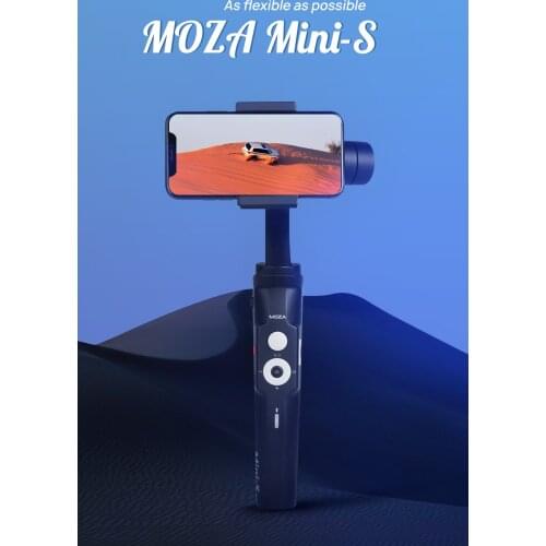 Foldable MOZA Mini S 3-Axis Handheld Gimbal Stabilizer for iPhone Andriod SmartPhone PK MINI MI Vimble 2 Osmo pocket