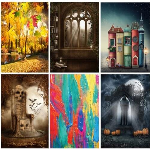 SHENGYONGBAO Art Fabric Photography Backdrops Wooden Planks Theme Photography Background 210203QT-11