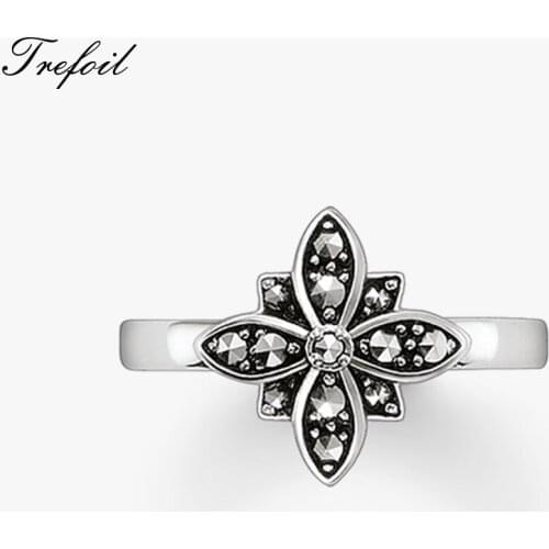 Трилистник Women's Silver Rings