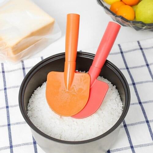 1 Pcs Rice Spoon Shovel Shape Non-stick Rice Scoop Meal Spoon Household Kitchen Tableware Utensil