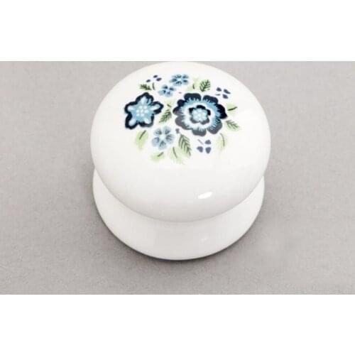 10Pcs Furniture Accessories Ceramic Drawers Cabinet Porcelain Knobs