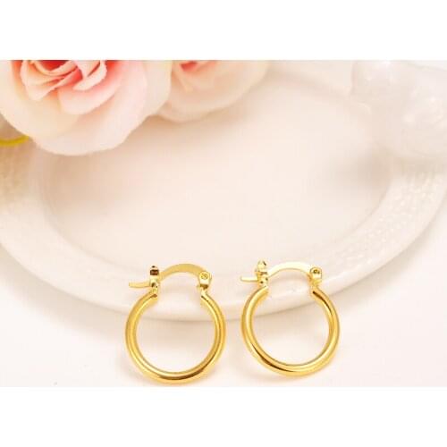Bangrui African Round Earrings for Women Gold Color Jewelry,Ethiopian/Arab/Brazilian/Africa/Middle East/Nigeria