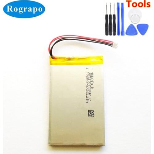 New Battery For Cayin N3 Player Accumulator 3.7V 3400mAh Rechargeable Batterie 4-wire Plug+tools