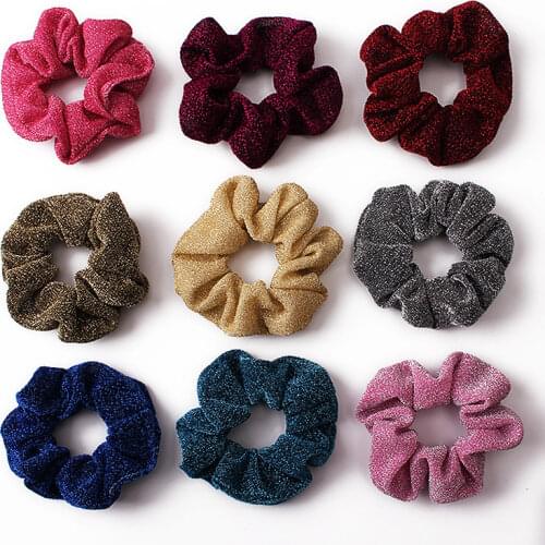 Velvet Scrunchie Girls Elastic Hair Rubber Bands Scrunchies Gum for Women Tie Hair Ring Rope Ponytail Holder Hair Accessories
