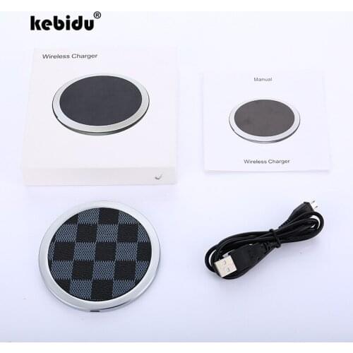 Kebidu QI Wireless Charger Phone Charger For Samsung S8 Plus S7 S6 Edge Note 8 9V/1.6A Fast Charging Holder For iPhone X 8 plus