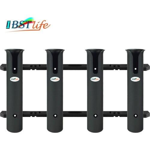 ABS Plastic Fishing Rod Pole Holder Portable Lightweight Fishing Rod Spinning Accessories Durable Tube Mount Bracket Socket Rack