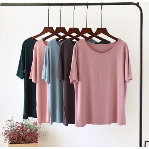 Женские однотонные футболки Fdfklak China At AliExpress