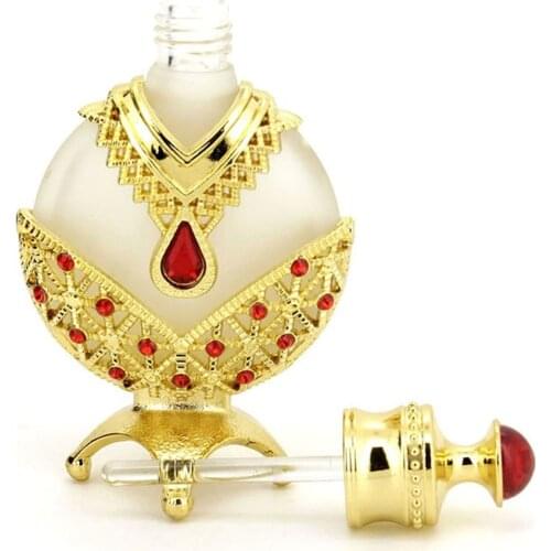 12ml Perfume Bottle Makeup Sub-bottling Essence Bottle Durable Empty Refillable Bottle Middle East Style Cosmetic Container