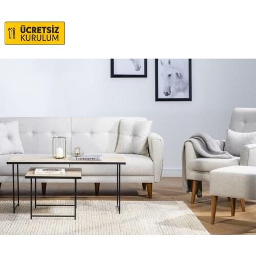 ARİA SOFA set CREAM High Quality Lux Living Group Elite Series