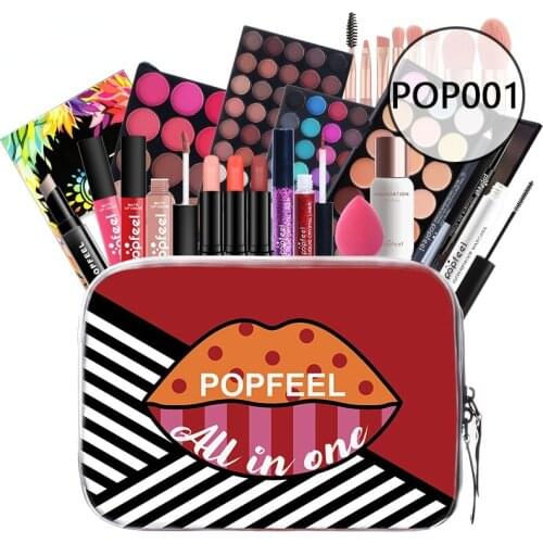 New Product Makeup Set, Eye Shadow Concealer Lipstick Lip Gloss Brushes Lip Gloss Set Ladies Makeup Cosmetic Sets