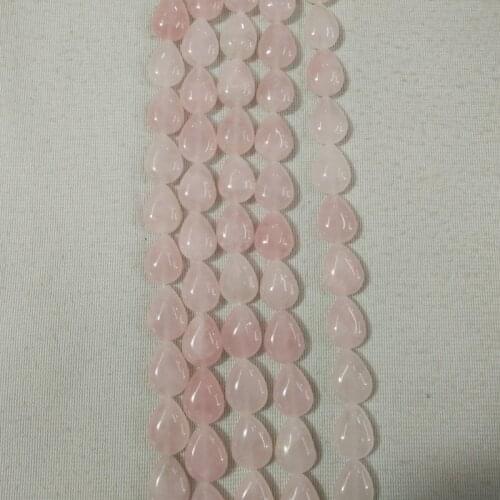 Wholesale 42pcs/lot 13X18mm Fashion natural quartz stone drop CAB CABOCHON teardrop spacer beads for jewelry making free