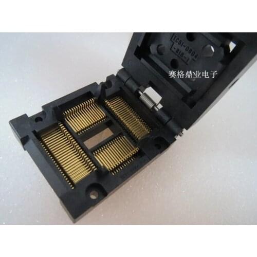 Original YAMAICHI IC Test Seat IC51-0804-819-1 Burning Programme TQFP80 QFP80 Socket Adapter