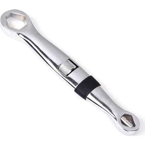 Adjustable Spanner Handle roller Box End Wrench Double End Ring Spanner 4-11mm 12-19mm Universial Car Repair Spanner Hand Tool