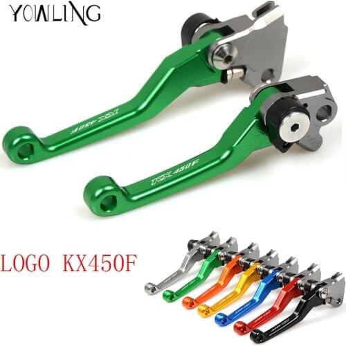Motocross Pivot dirt Bike Brake Clutch Lever Handle For Kawasaki KX450F KX 450F 2006 2007 2008 2009 2010 2011 2012