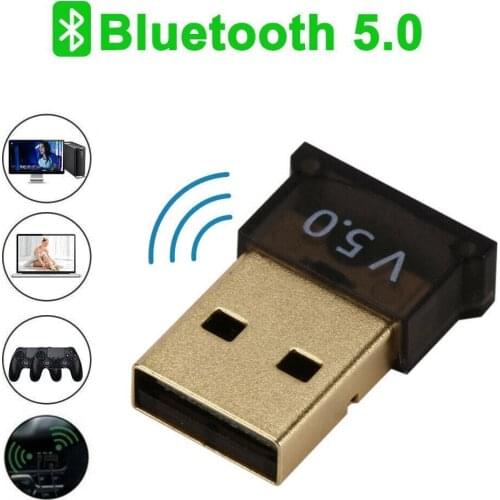 USB Bluetooth 5.0 Adapter Transmitter Bluetooth Receiver Audio Bluetooth Dongle Wireless USB Adapter for Computer PC Laptop