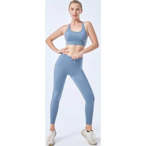 ATHVOTAR Leggings Women Suit For Fitness Womens Pants Breathable Solid Colour Quick Drying Gym Clothing