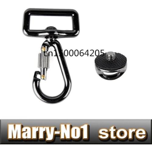 1/4" Screw Connecting Adapter+1/4"Connecting Hook For shoulder Quick sling strap Camera Bag Case &Shoulder Sling Neck Strap Belt
