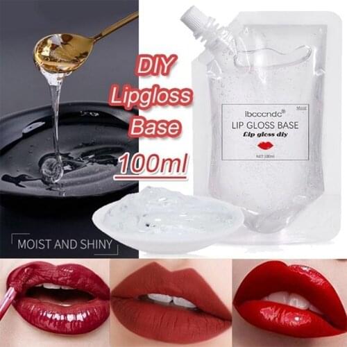 100ML DIY Clear Lip Gloss Base Clear Lip Gloss Base Oil Non-Stick Lipstick Raw Material Gel Moisturizing Nourishing