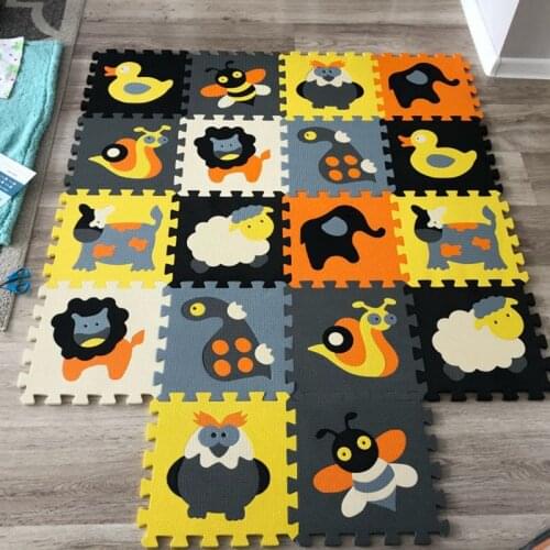 18pcs/set Baby EVA Foam Puzzle Play Mat Interlocking Game Exercise Gym Floor Pad For Children Kids eva mat ,30cmx30cm